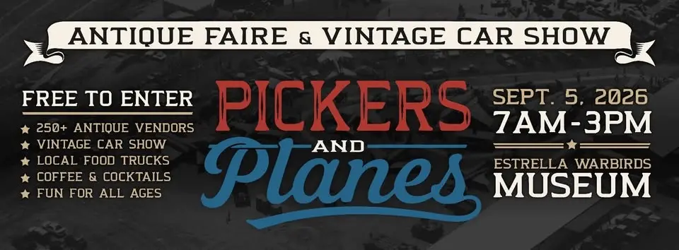 Pickers & Planes Antique Faire & Vintage Car Show