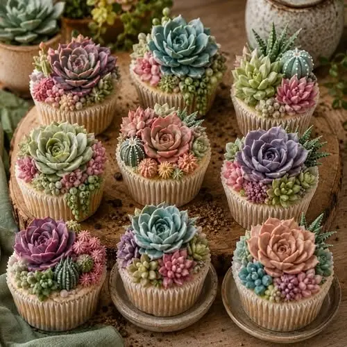Succulent Cupcake Decorating Class