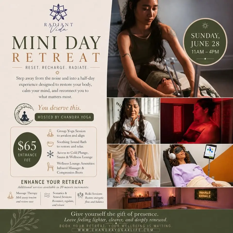 Mini Day Retreat at Radiant Vida Spa
