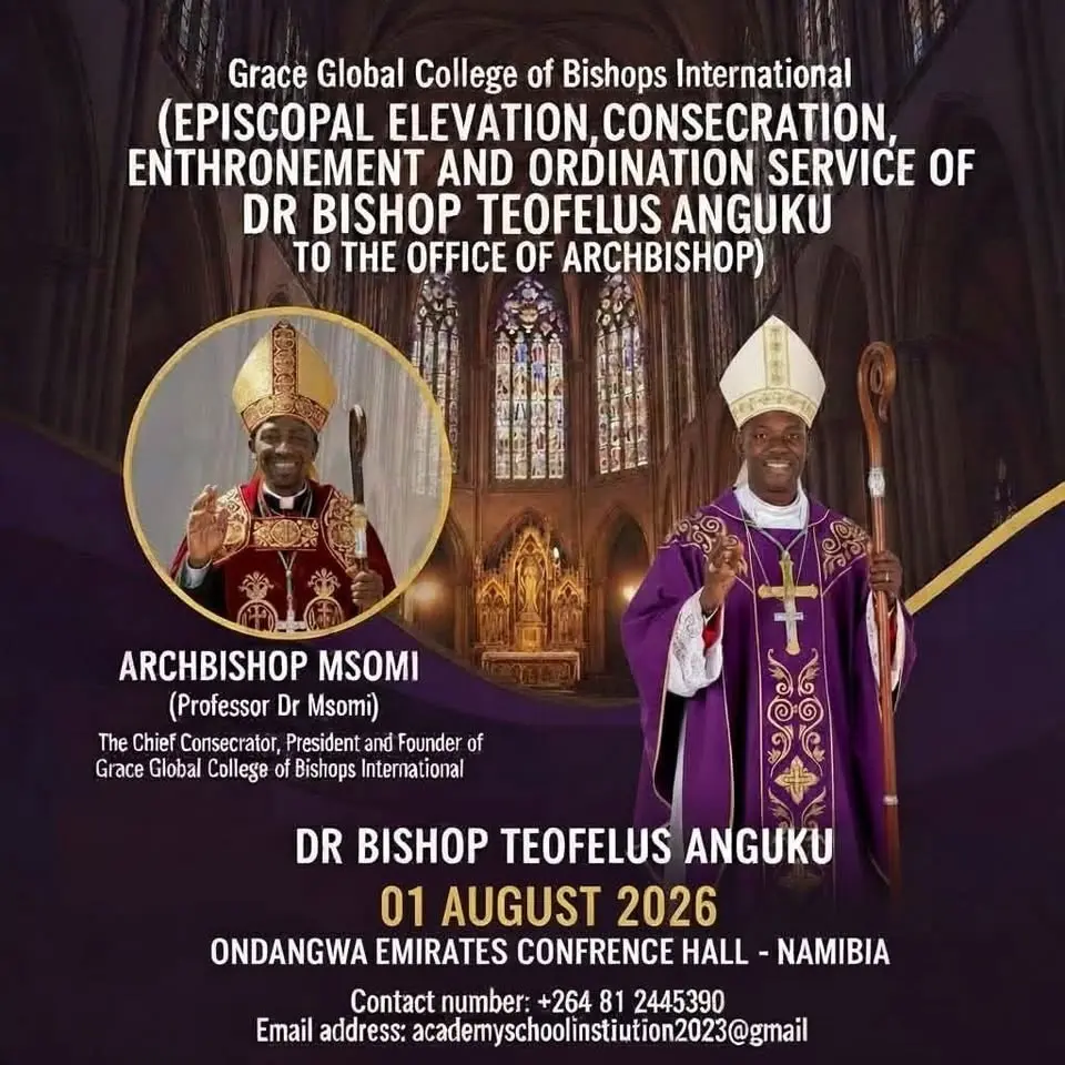 Service Of Consecration And Ordination Of Bishops