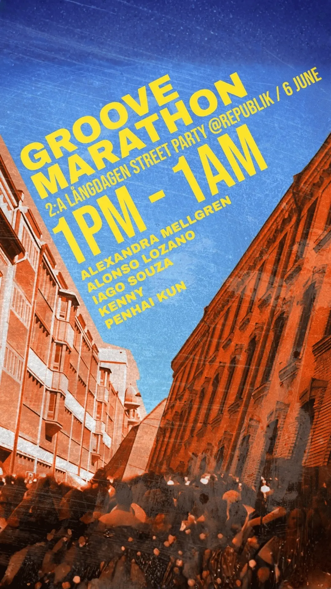 Groove Marathon ✦ 2:a Långdagen Street Party