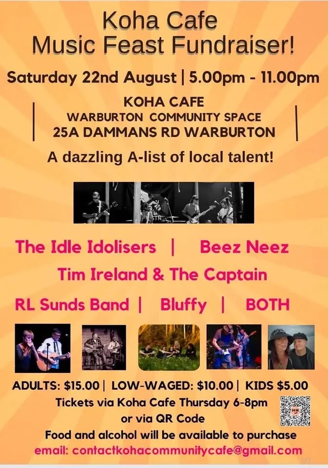 Koha Cafe Music Feast Fundraiser