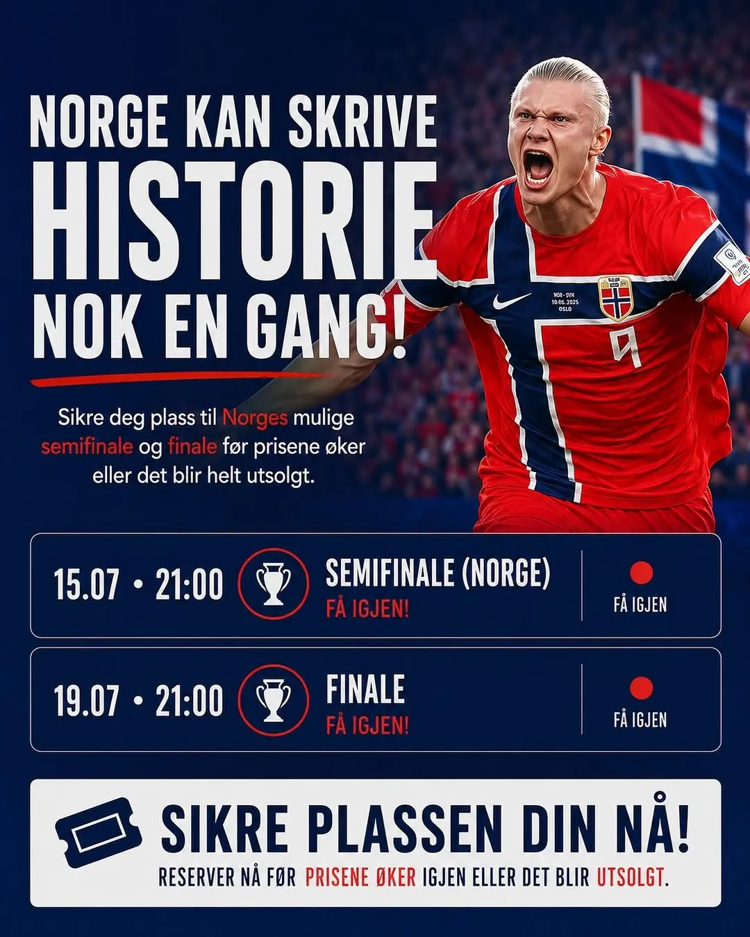 Finale - VM Storskjermvisning