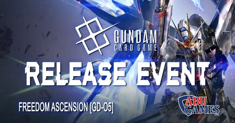 Gundam TCG Freedom Ascension Release Event! | ABU Games