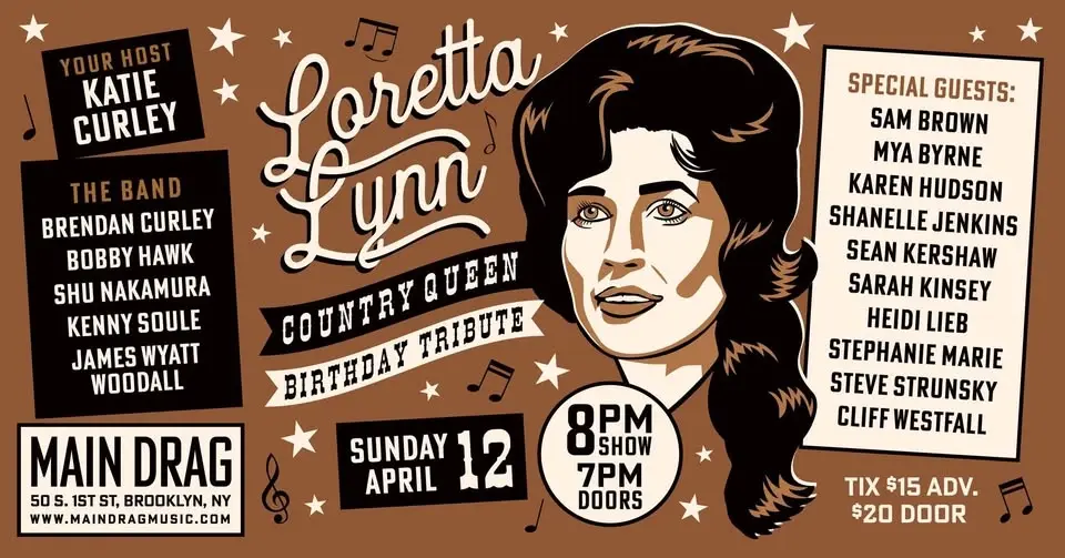 Loretta Lynn Country Queen Birthday Tribute at Main Drag