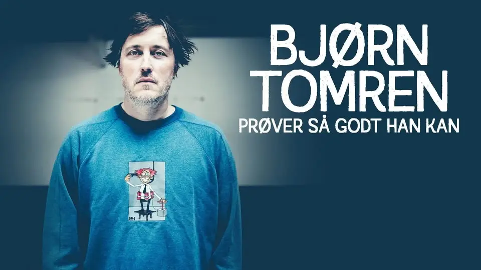 Bjørn Tomren prøver så godt han kan i Kulturhuset Idahall // Tomrefjord
