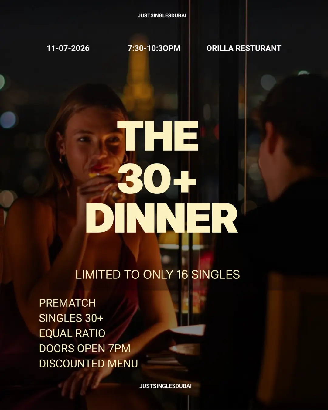 THE 30+ DINNER