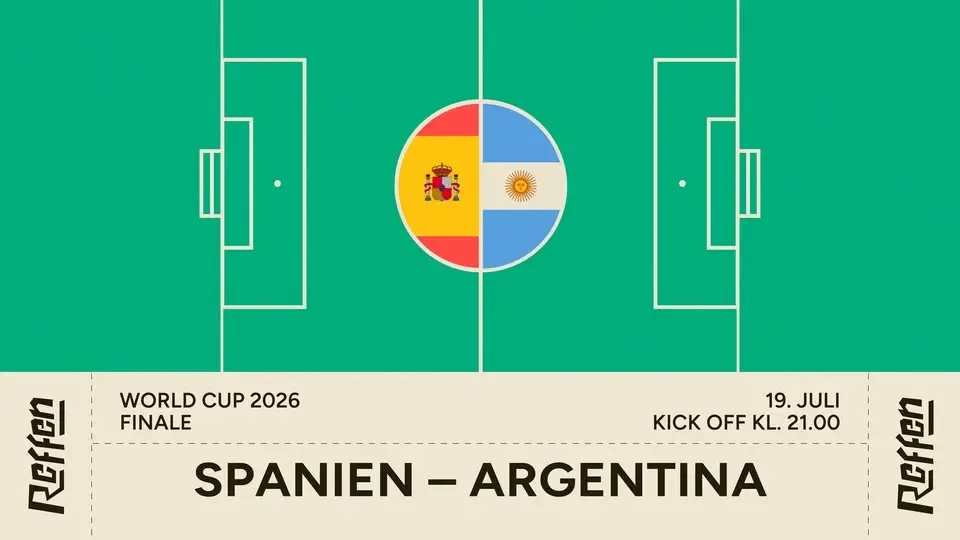 VM FINALE PÅ REFFEN // SPANIEN - ARGENTINA