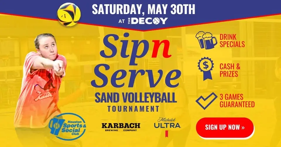 Sip & Serve: Sand Volleyball Tournament
