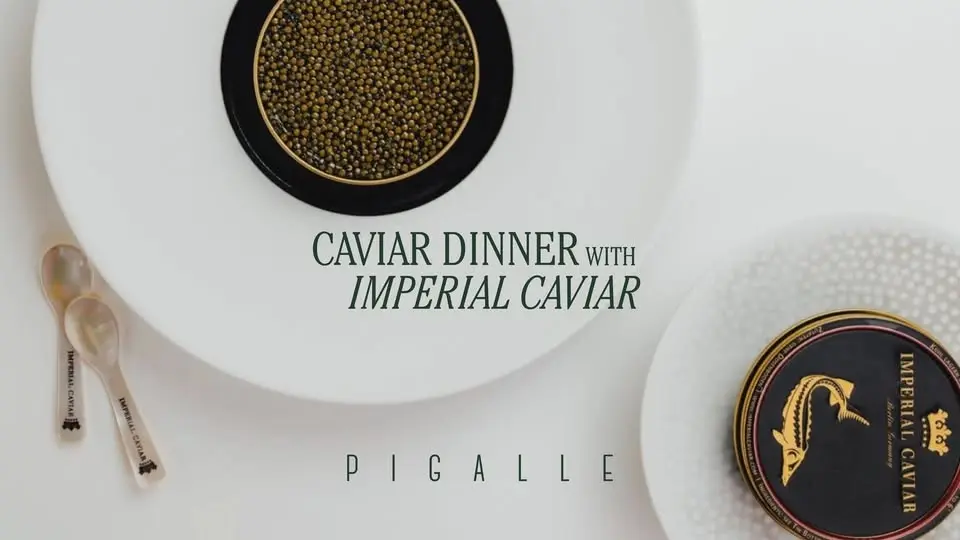 Caviar Dinner with Imperial Caviar