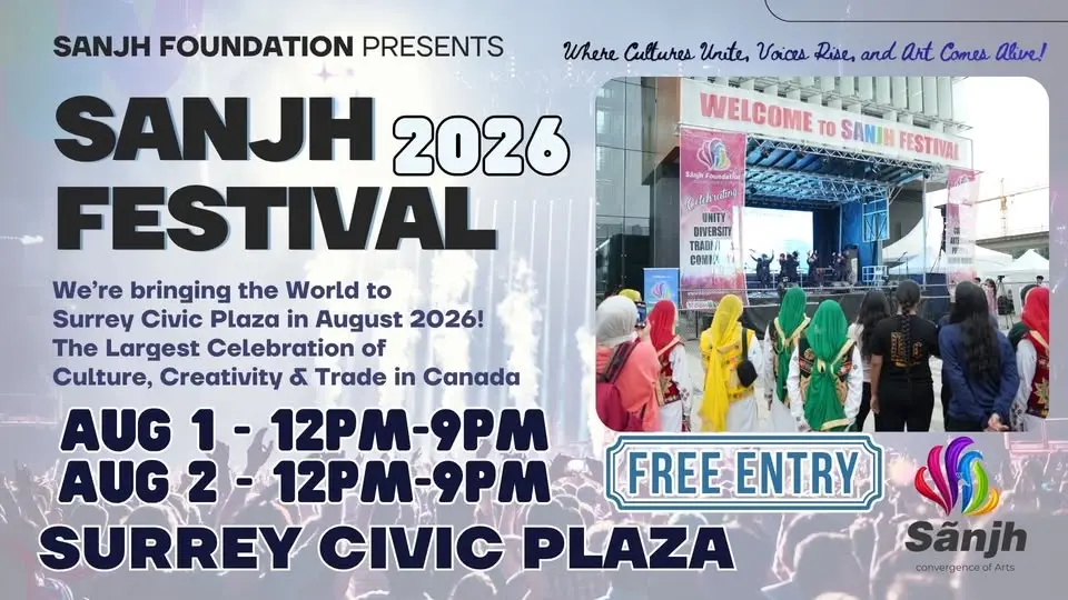SANJH FESTIVAL - 2026 Live Music • Dance • Poetry • Fashion • Community Market