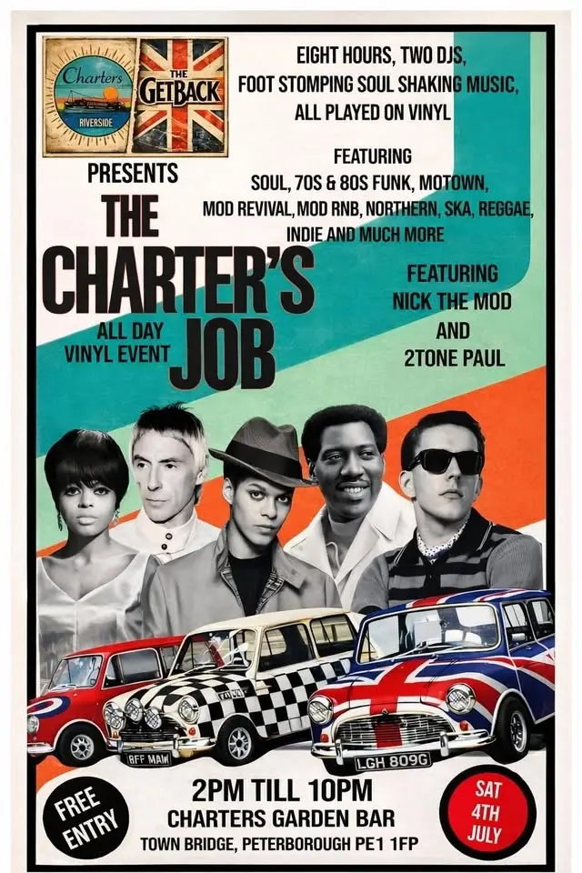 Charters x The GetBack presents: The Charter's Job All Day Vinyl Event - Free Entry