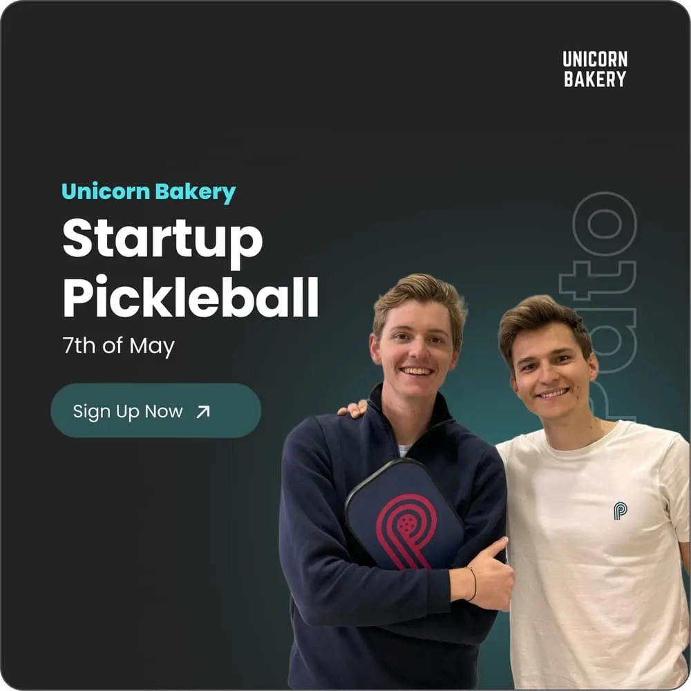Startup Pickleball by Unicorn Bakery x PATO