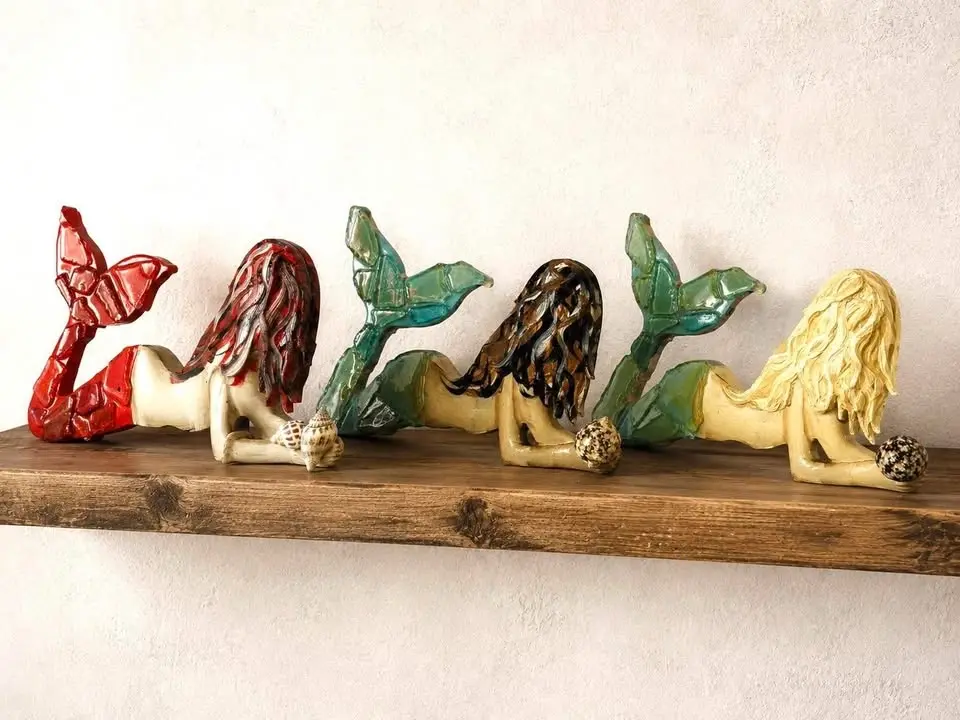 Sea Glass Resin Mermaid Workshop