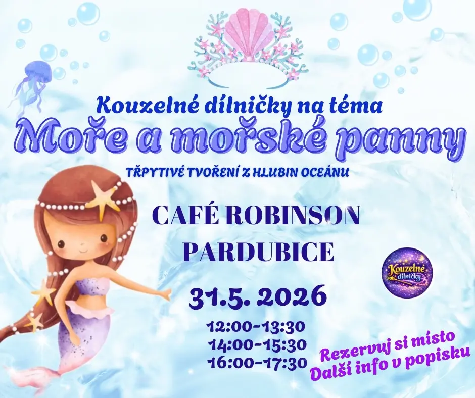 🧜♀️ ✨ Moře a mořské panny – Kouzelné dílničky 🧜♀️🌊