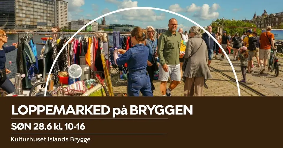 Loppemarked på Bryggen