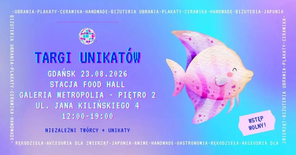 Targi Unikatów | Gdańsk | 23.08.2026 