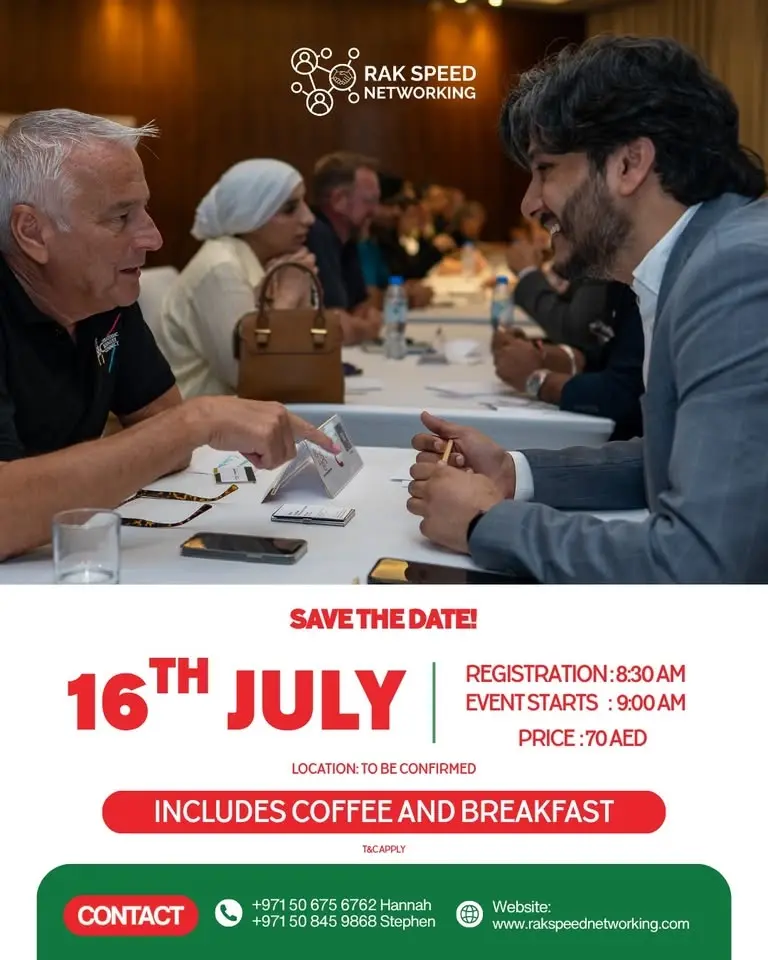 Speed Networking in RAK - Morning breakfast #10