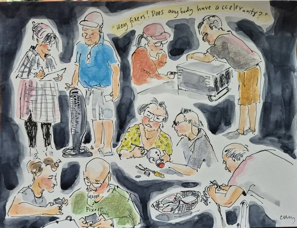 Hennepin County Fix-it Clinic Sketch