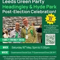 Leeds Green Party Headingley & Hyde Park Charity Event
