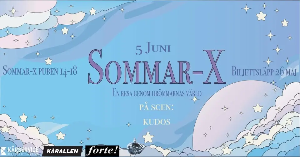 Sommar-X 2026 - En resa genom drömmarnas värld