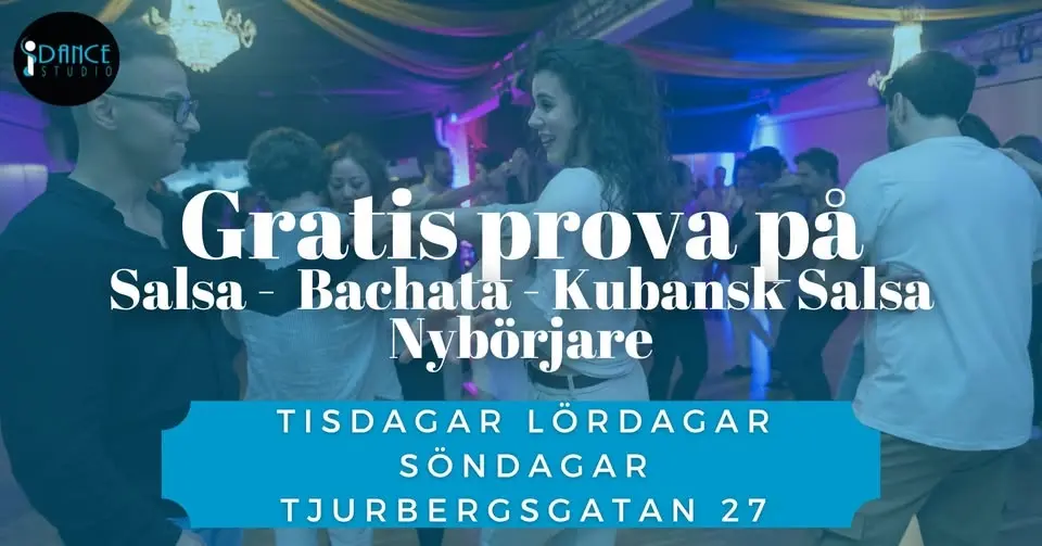 Gratis Prova på Salsa, Bachata & Kubansk Salsa För Nybörjare