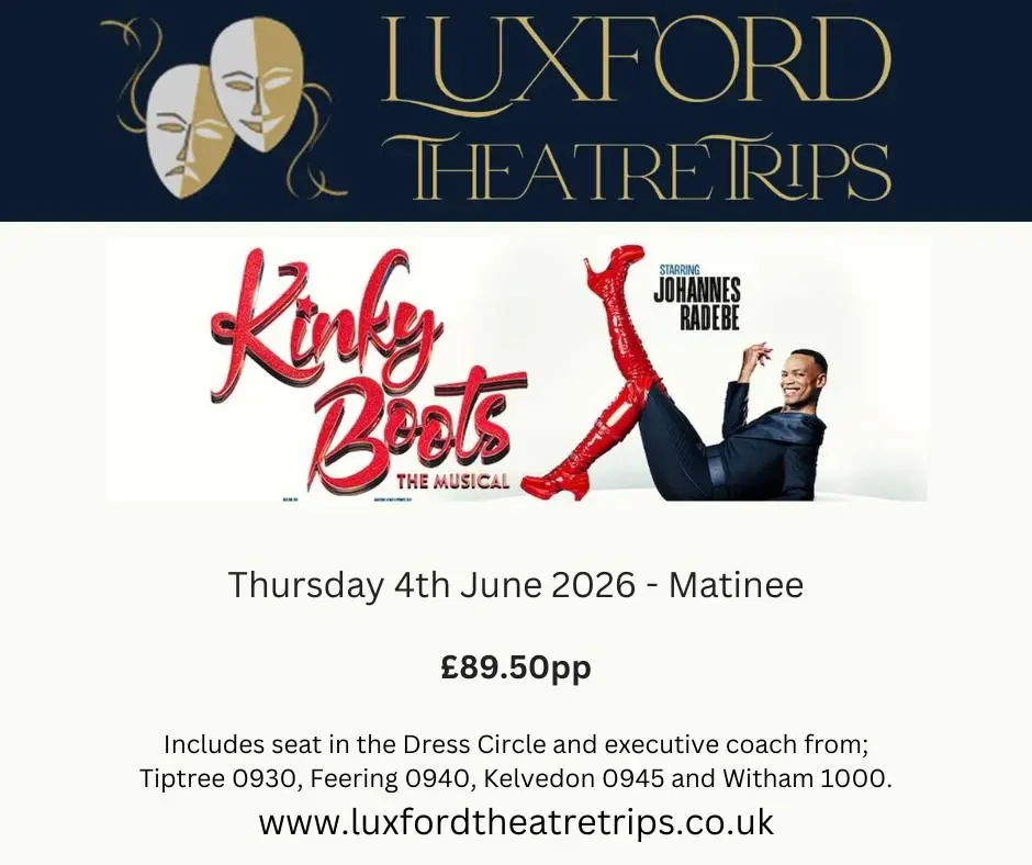Kinky Boots Tiptree route