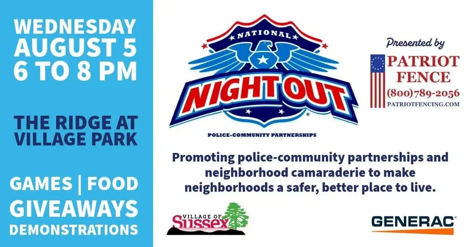 National Night Out presented by Patriot Fence & Construction