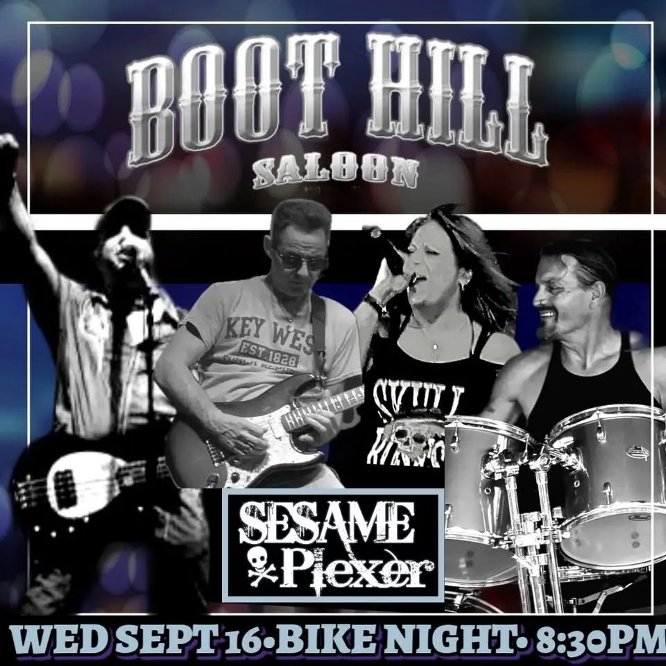 *DINA’S BIRTHDAY BASH* SESAME PLEXER rocks BOOT HILL for BIKE NIGHT