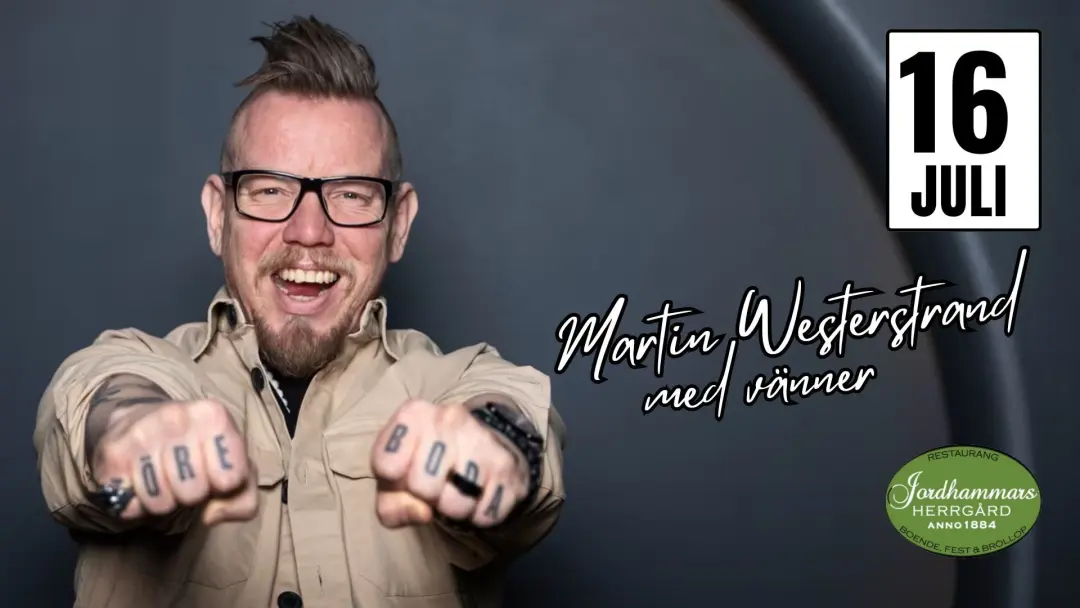 Martin (från Lillasyster) med vänner