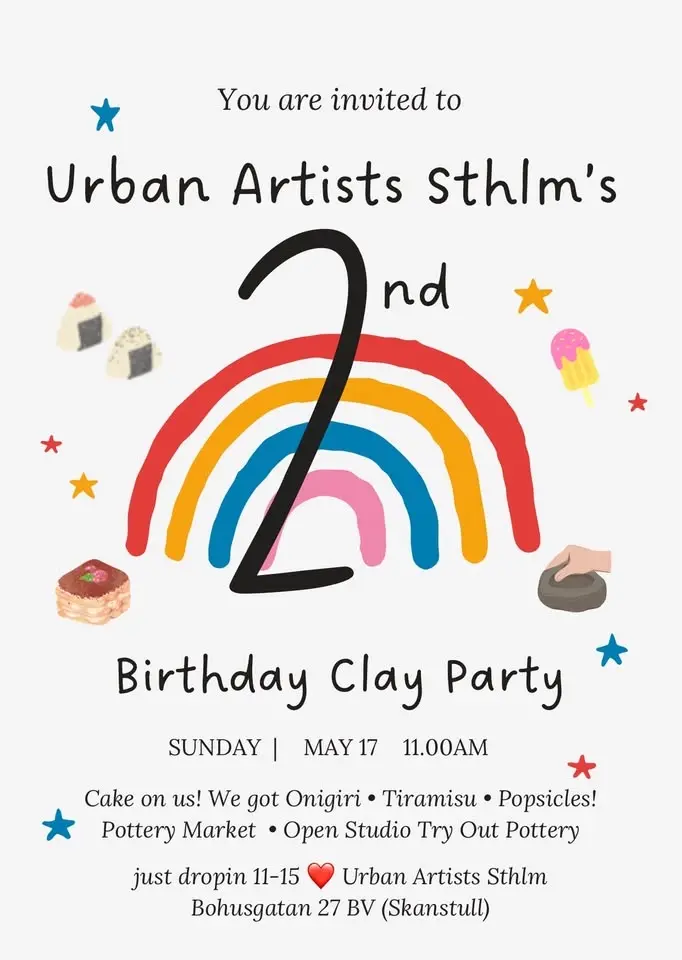 Birthday Clay Party 17/5
