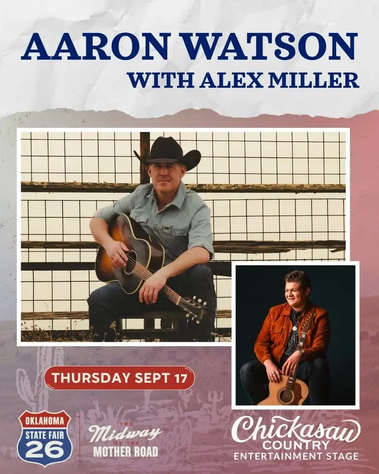Aaron Watson @ Oklahoma State Fair (Chickasaw Stage)