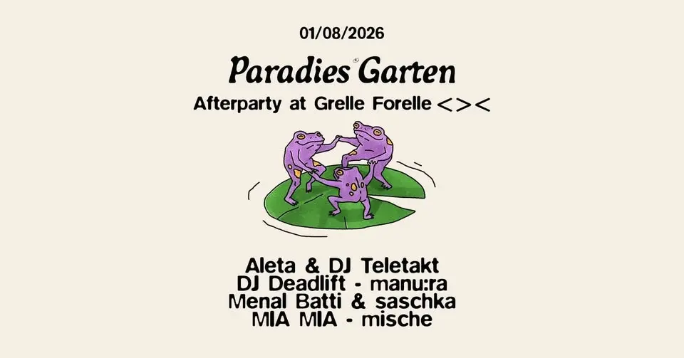 Paradies Garten Festival Afterparty