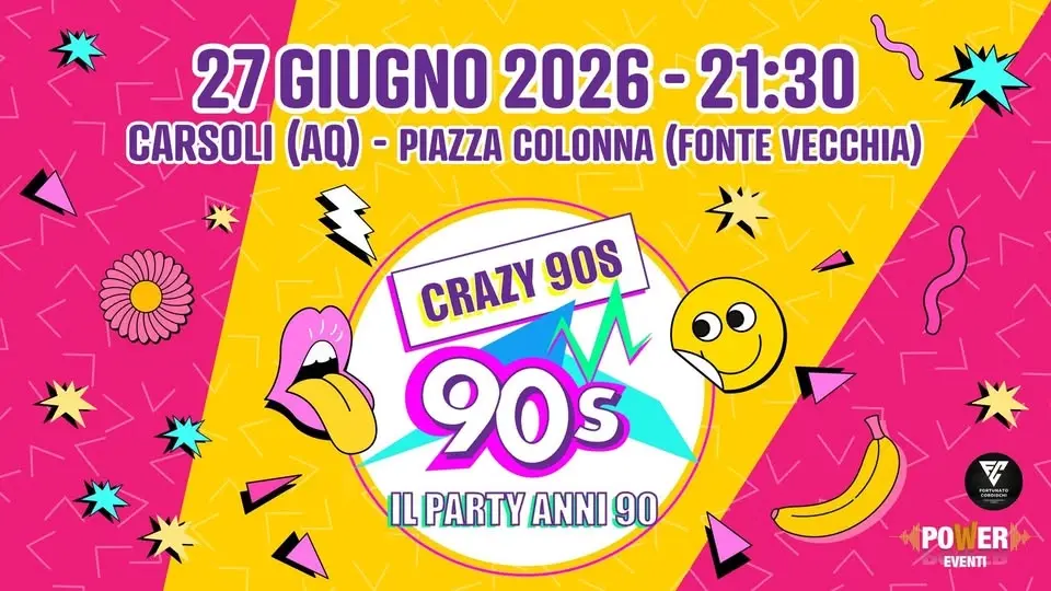 Crazy 90s - CARSOLI (AQ)
