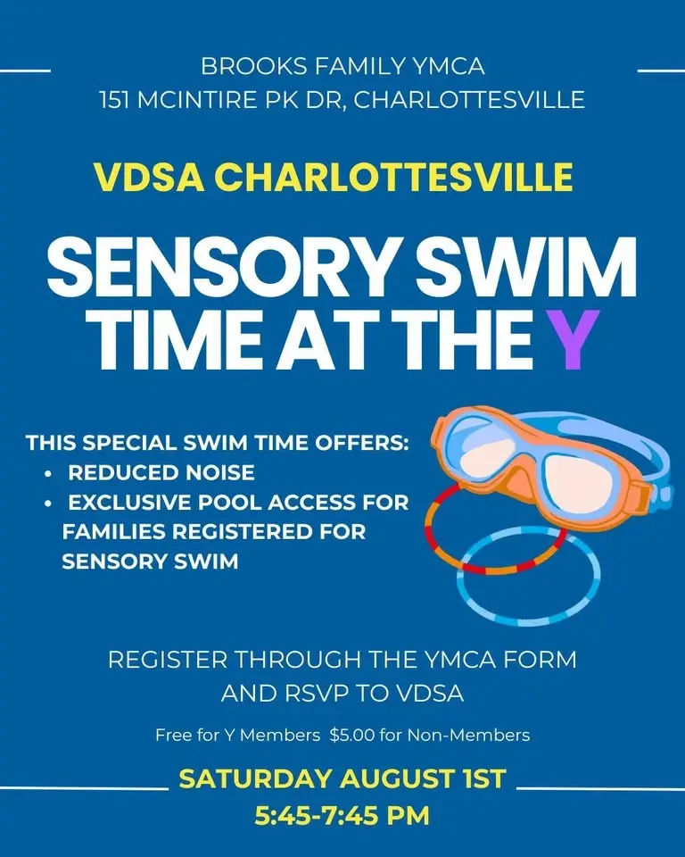 Charlottesville Sensory Swim time at the Y