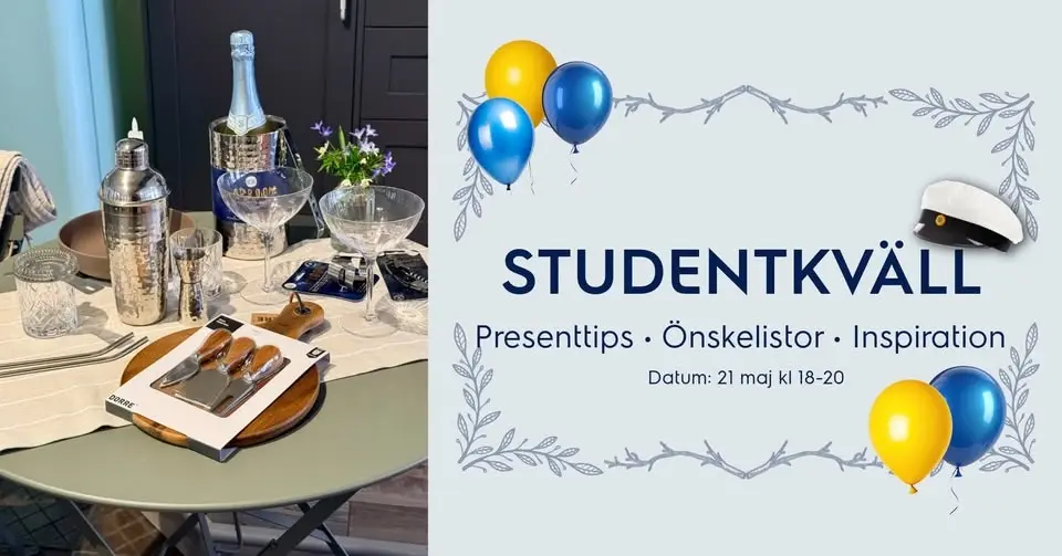 Studentkväll – presenttips & önskelistor