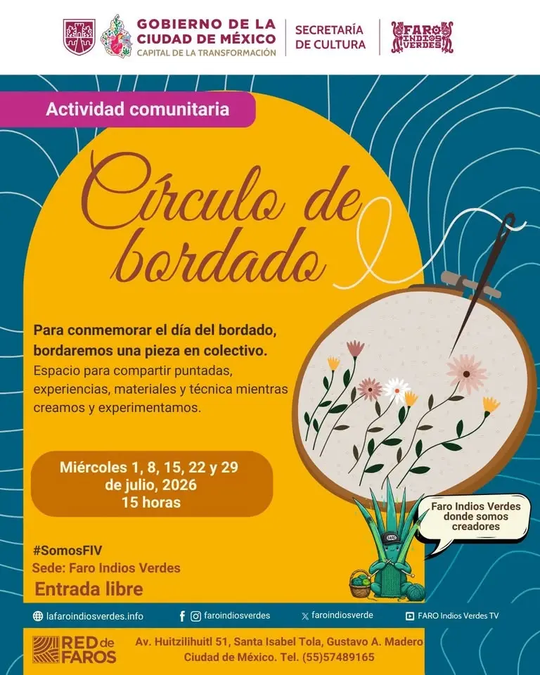 Circulo de bordado 1/5