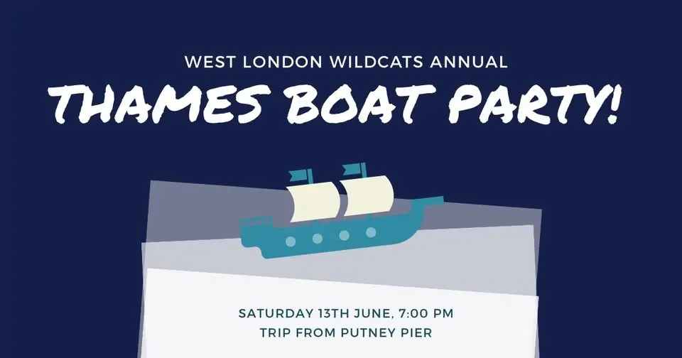 Wildcats Thames Boat Party