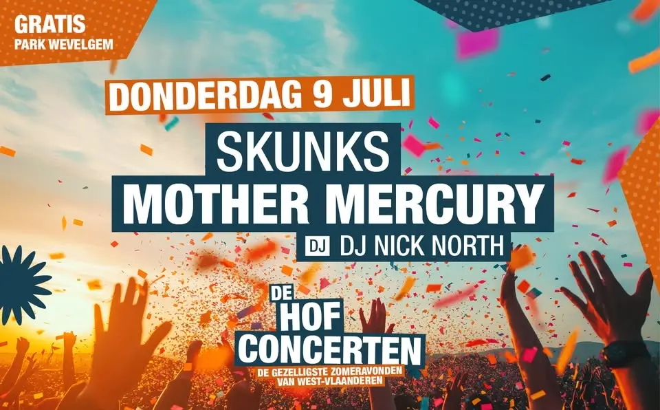 De Hofconcerten - 9 juli – Skunks + Mother Mercury