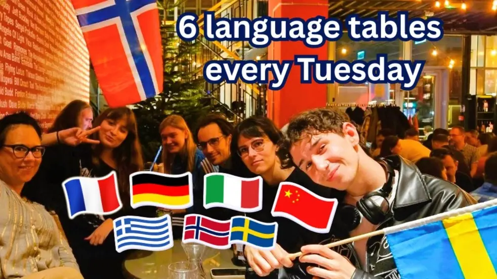 Meet & Speak Tuesday: 6 Language Tables ๐ซ๐ท๐ฎ๐น๐ฉ๐ช๐จ๐ณ๐ฌ๐ท๐ณ๐ด๐ธ๐ช