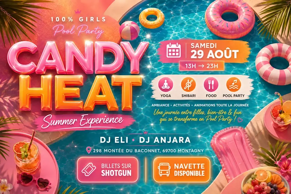 Candy Heat Pool Party