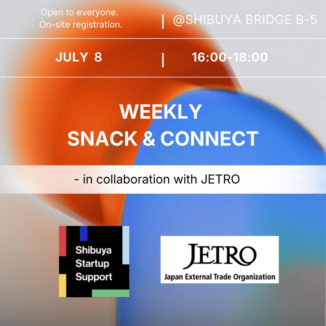 Weekly Snack & Connect in collaboration with JETRO