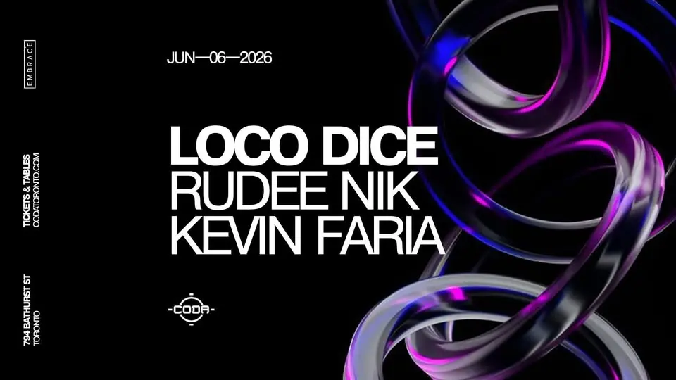 LOCO DICE x CODA | June 6th