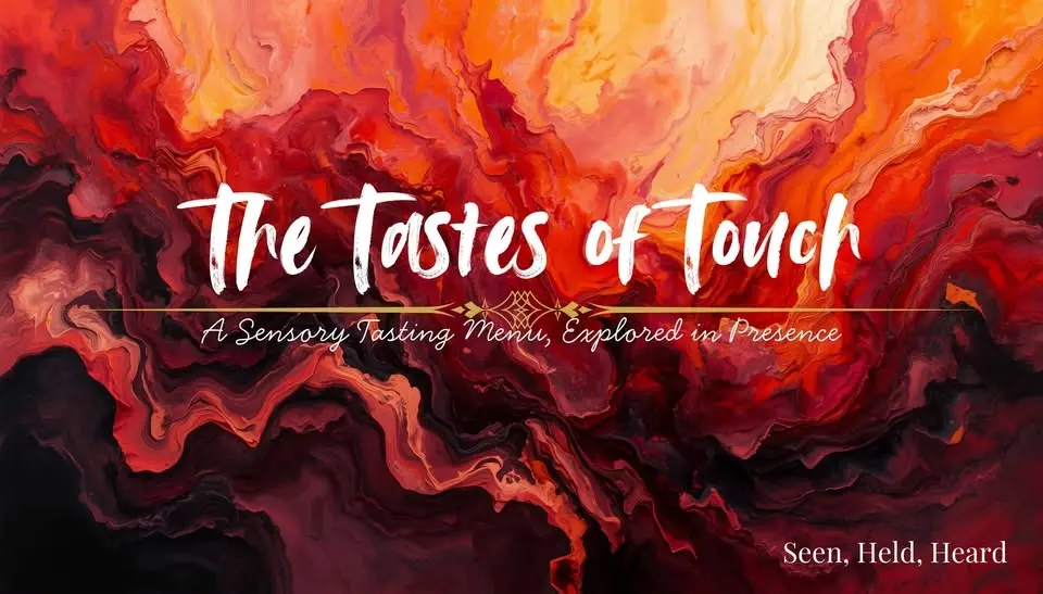 The Tastes of Touch - A Sensory Tasting Menu, Explored in Presence