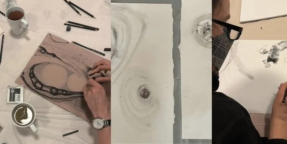 GRAPHITE AND CHARCOAL ON PAPER | Adult Art Workshop