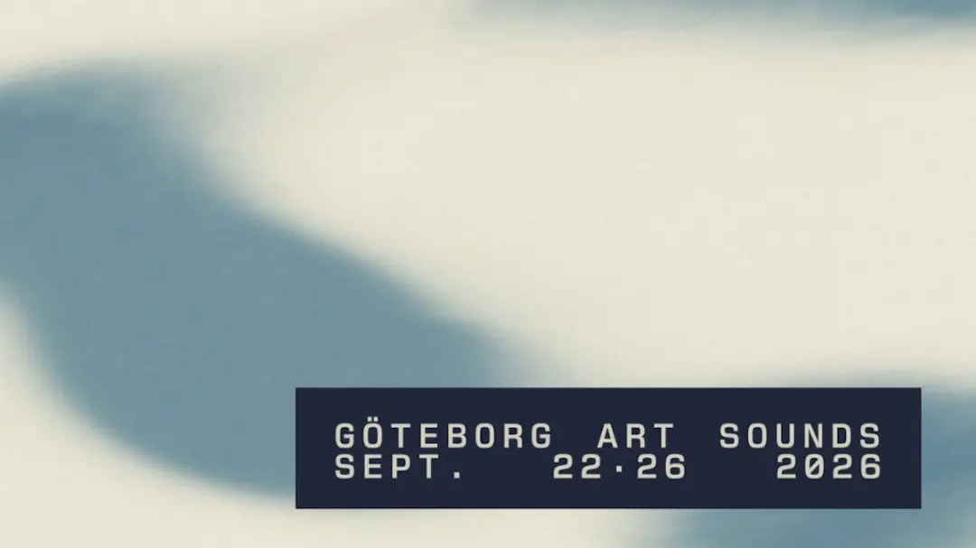 5 Day Festival Pass: Göteborg Art Sounds Festival 22 - 26 Sept.