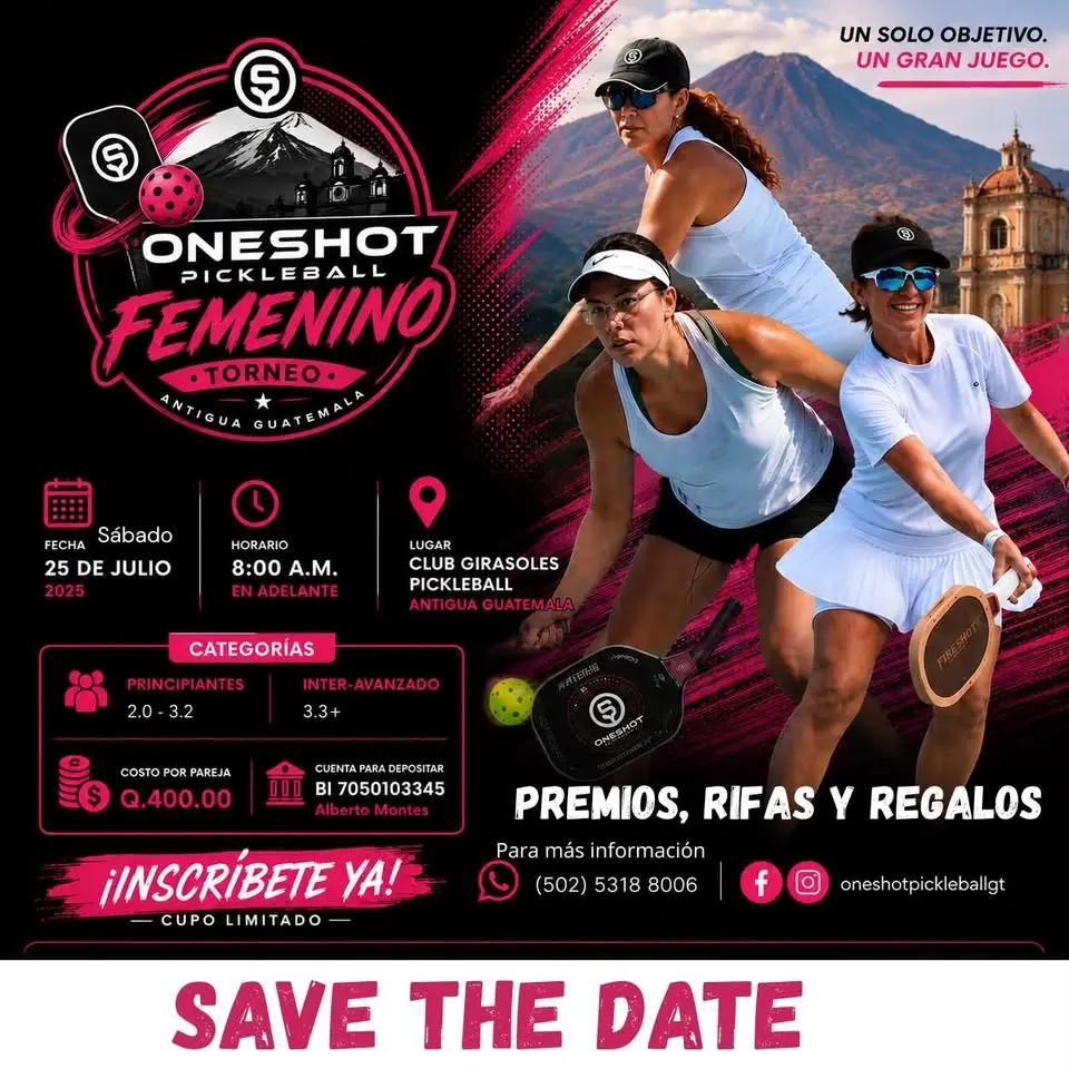 Torneo Oneshot Pickleball Femenino