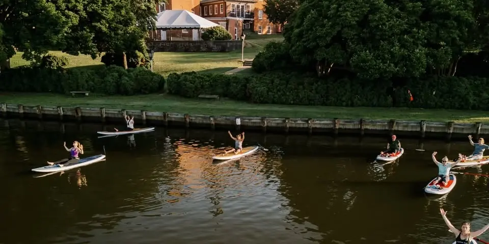 SUP Yoga Sunsets on Spa Creek