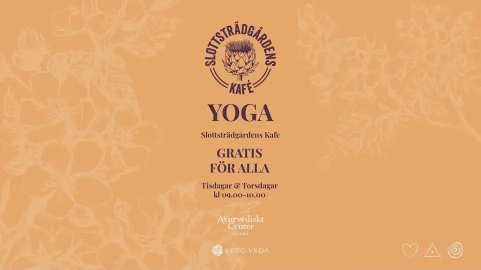 Yoga med Slottsträdgårdens Kafé: Grattis! Det är gratis :)