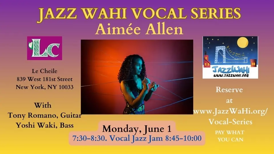 Aimée Allen at Jazz WaHi Vocal Series